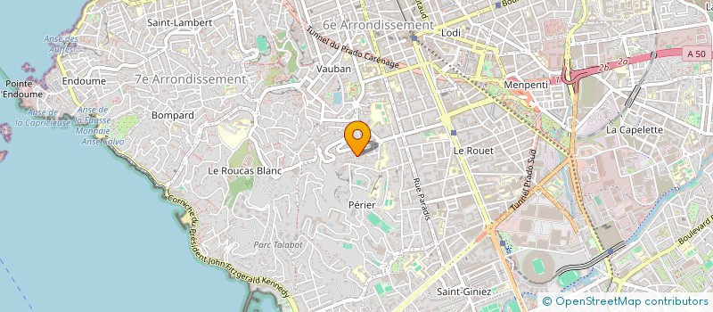 localisation de l'entreprise FICOR à MARSEILLE