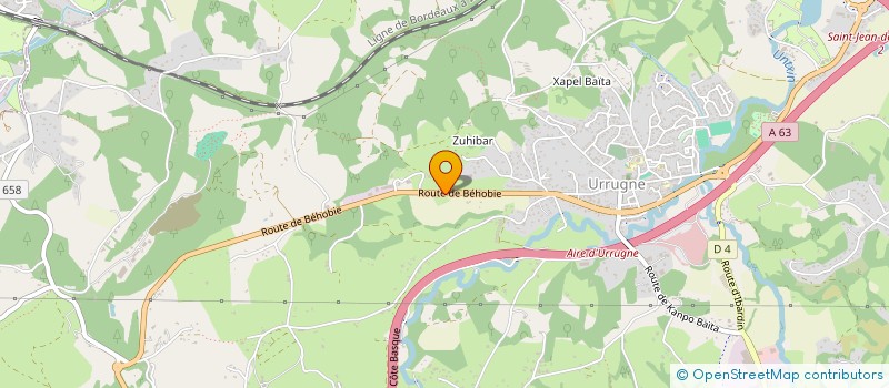 localisation de l'entreprise FICORAM à URRUGNE