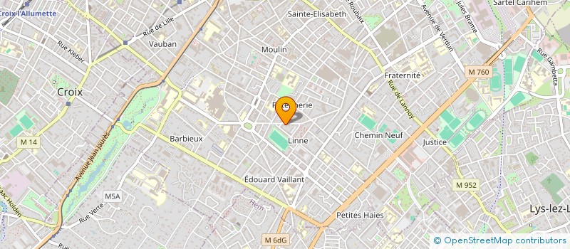 localisation de l'entreprise FICORO  ROUBAIX