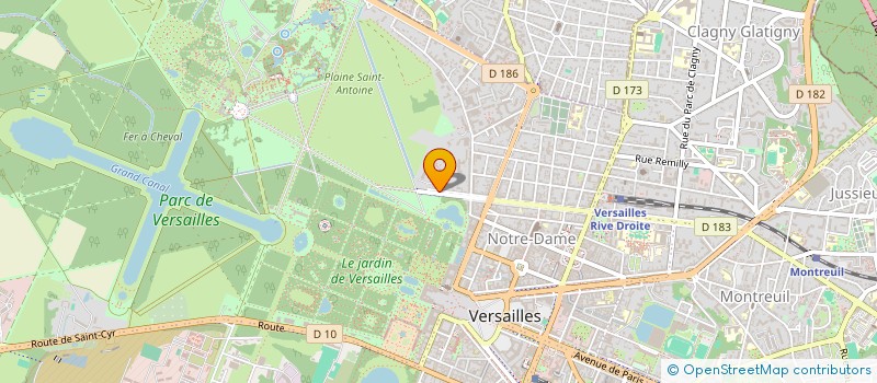 localisation de l'entreprise FICOTIMA à VERSAILLES