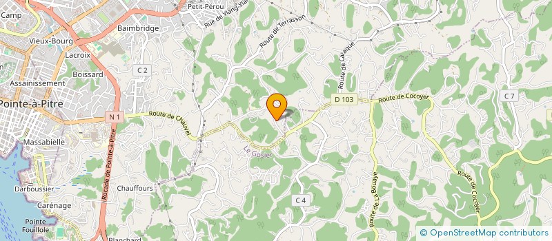 localisation de l'entreprise FICOU SARL  LE GOSIER