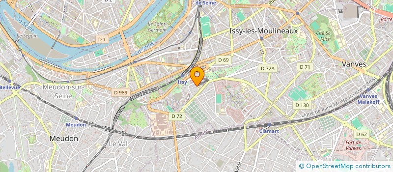 localisation de l'entreprise FICOUMO à ISSY-LES-MOULINEAUX