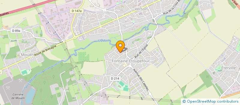 localisation de l'entreprise FICTILEM  FONTAINE-ETOUPEFOUR