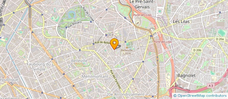 localisation de l'entreprise FICTION LABS  PARIS