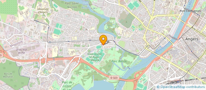localisation de l'entreprise FICTIS à ANGERS