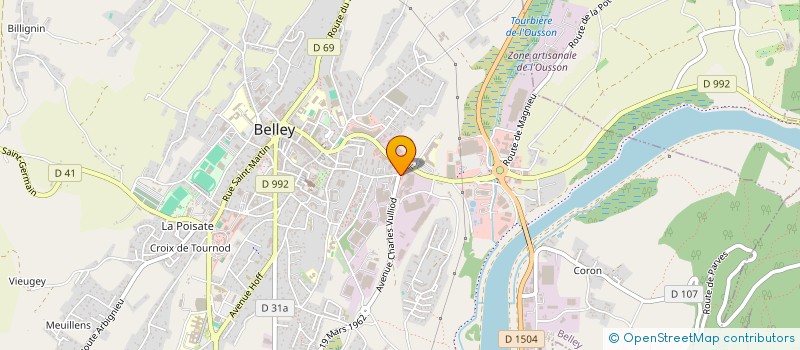 localisation de l'entreprise FID'AIN  BELLEY