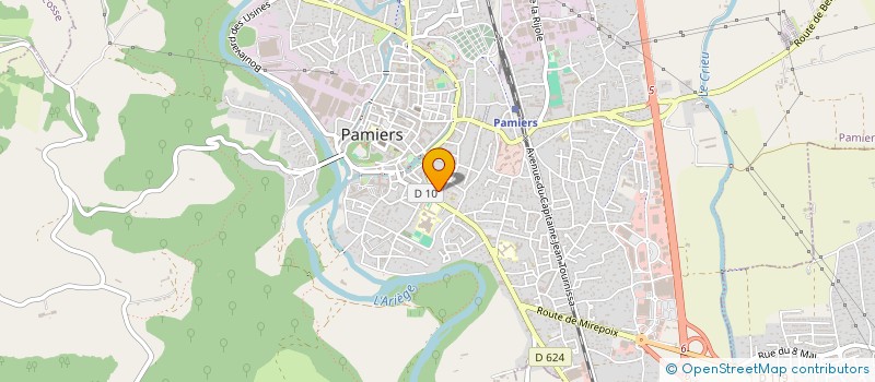 localisation de l'entreprise FID.ARIEGE à PAMIERS