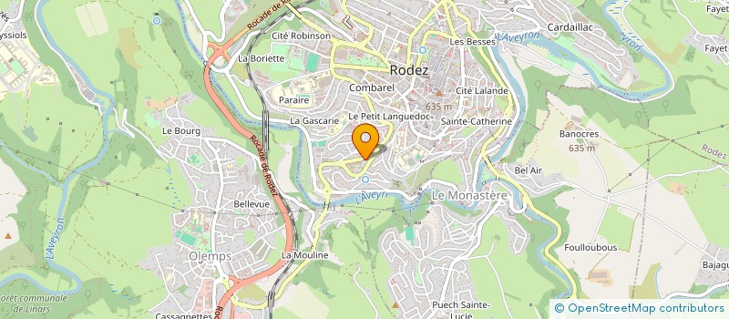 localisation de l'entreprise FID'AVEYR  LE MONASTERE