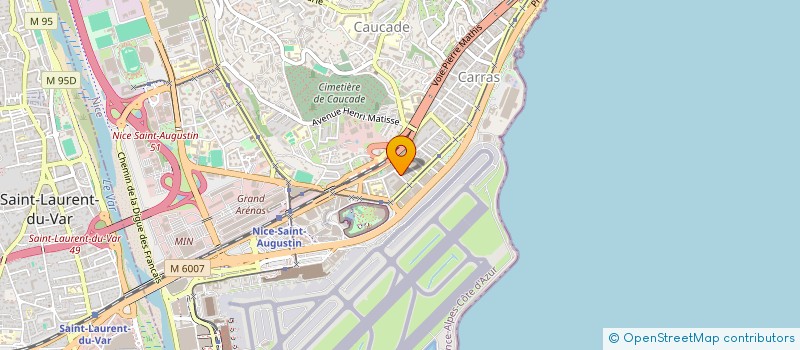 localisation de l'entreprise FID AZUR PARTNERS à NICE