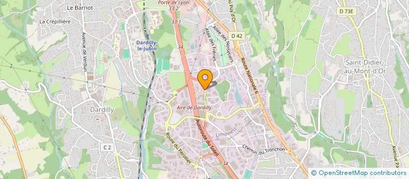 localisation de l'entreprise FID-BRUYERE  DARDILLY