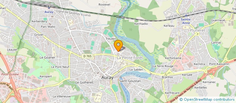localisation de l'entreprise FID'IMMO 2 à AURAY