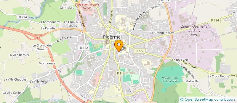 localisation de l'entreprise FID'IMMO  PLOERMEL