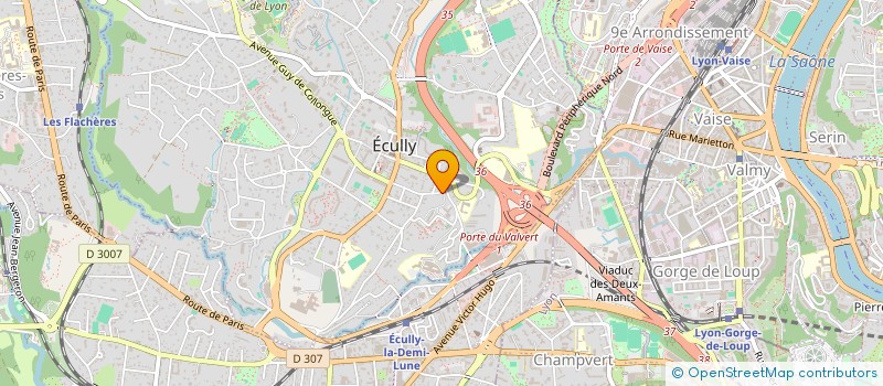 localisation de l'entreprise FID INFORMATIQUE LYON à ECULLY