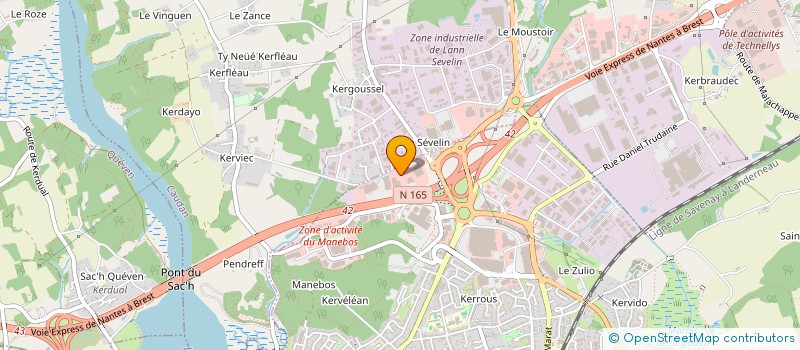 localisation de l'entreprise FID'OUEST LORIENT  LANESTER