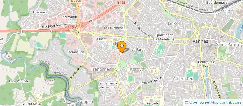 localisation de l'entreprise FID'OUEST VANNES à VANNES