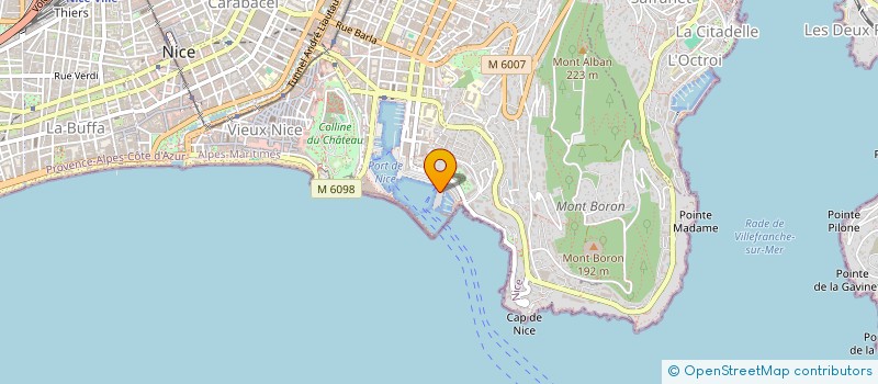 localisation de l'entreprise FIDA à NICE