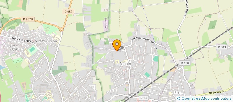 localisation de l'entreprise FIDA  FENAIN