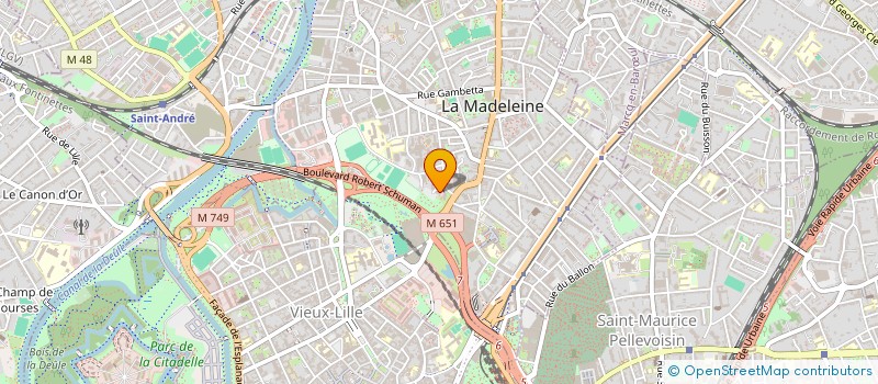 localisation de l'entreprise FIDA50 à LA MADELEINE