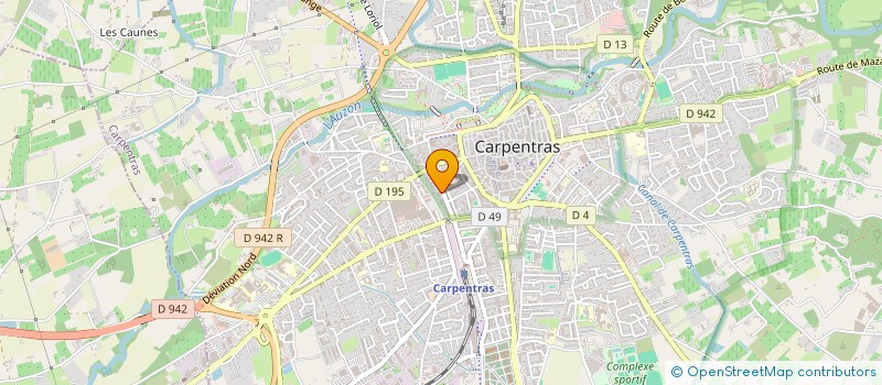 localisation de l'entreprise FIDAC à CARPENTRAS