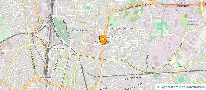 localisation de l'entreprise FIDAC FIDUCIAIRE D AUDIT ET DE CONSEIL à ORLEANS