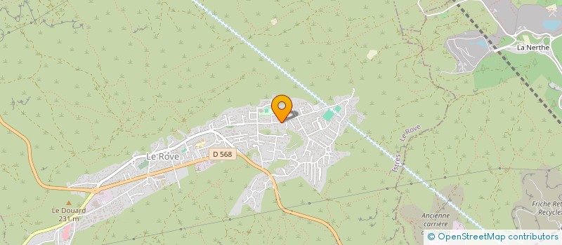 localisation de l'entreprise FIDAHER  LE ROVE