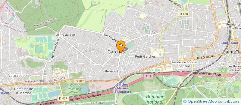 localisation de l'entreprise FIDAL à GARCHES