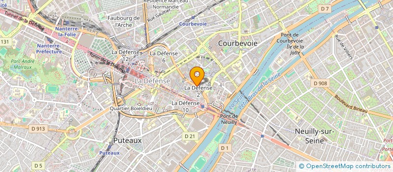 localisation de l'entreprise FIDAL FORMATION à COURBEVOIE