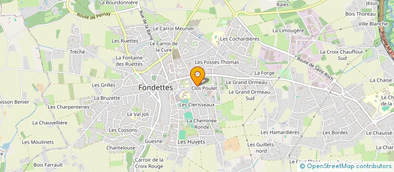 localisation de l'entreprise FIDAMMONT à FONDETTES