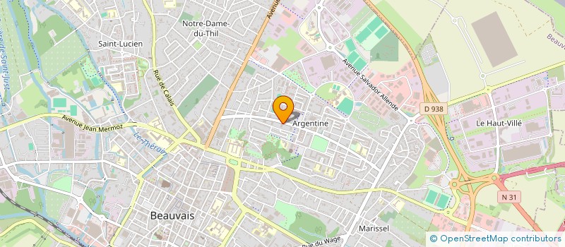 localisation de l'entreprise FIDAN  BEAUVAIS