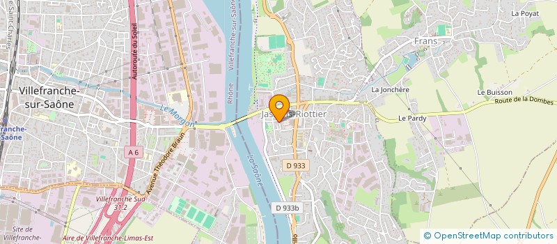 localisation de l'entreprise FIDAN à JASSANS-RIOTTIER