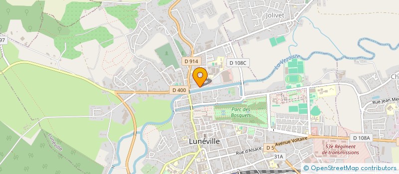 localisation de l'entreprise FIDAN ENTREPRISE  LUNEVILLE