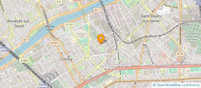 localisation de l'entreprise FIDAN INVEST à CLICHY