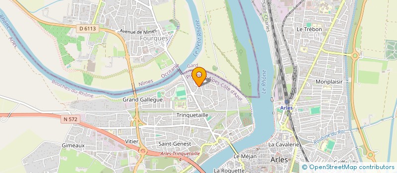 localisation de l'entreprise FIDANI'S à ARLES