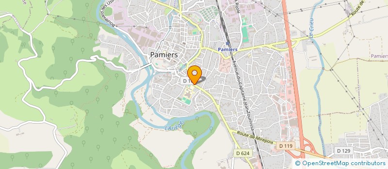 localisation de l'entreprise FIDARES PATRIMOINE à PAMIERS