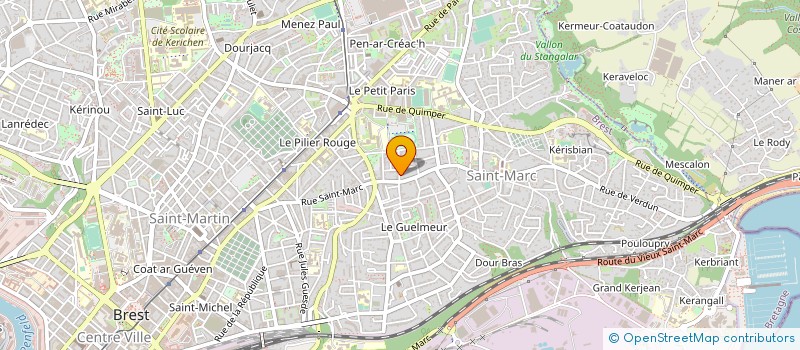 localisation de l'entreprise FIDARVOR AUDIT à BREST