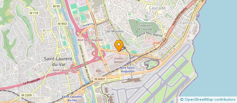 localisation de l'entreprise FIDASSIST EXPERT CONSEIL à NICE