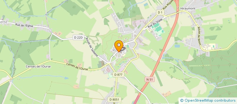 localisation de l'entreprise FIDAV  ROCROI