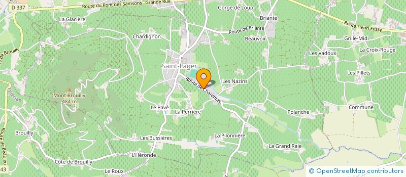 localisation de l'entreprise FIDDEL  SAINT-LAGER