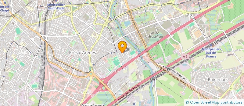localisation de l'entreprise FIDEAL à MONTPELLIER