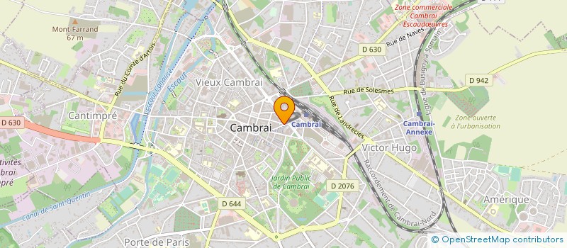 localisation de l'entreprise FIDECAN CAMBRAI à CAMBRAI