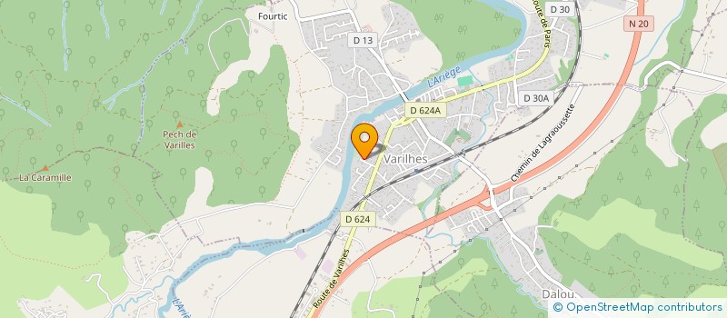 localisation de l'entreprise FIDECO à VARILHES