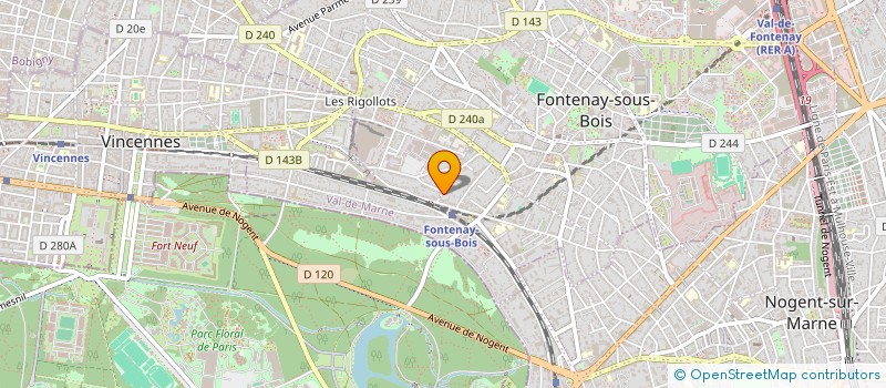 localisation de l'entreprise FIDECO CONSEIL à FONTENAY-SOUS-BOIS