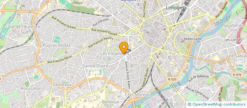 localisation de l'entreprise FIDECO CONSEIL à LIMOGES