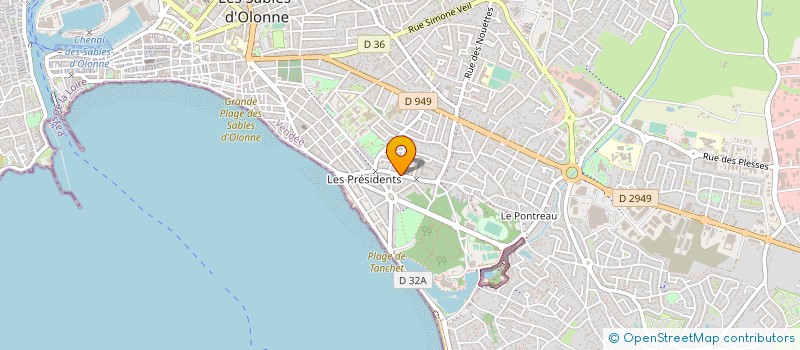 localisation de l'entreprise FIDEDRUM à LES SABLES D'OLONNE