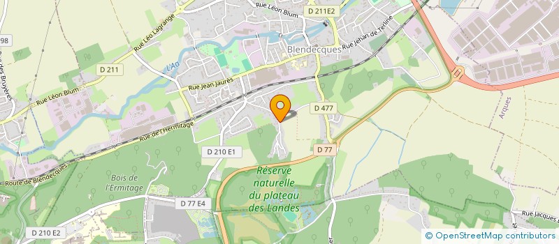 localisation de l'entreprise FIDEGE  BLENDECQUES