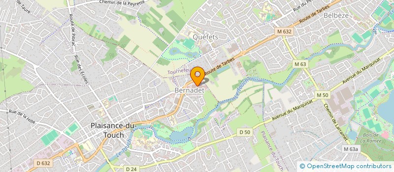 localisation de l'entreprise FIDEGNON  PLAISANCE-DU-TOUCH