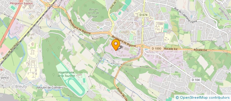localisation de l'entreprise FIDEL à ANGOULEME