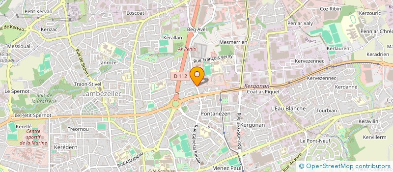 localisation de l'entreprise FIDELAIRE MAQUILLAGES à BREST