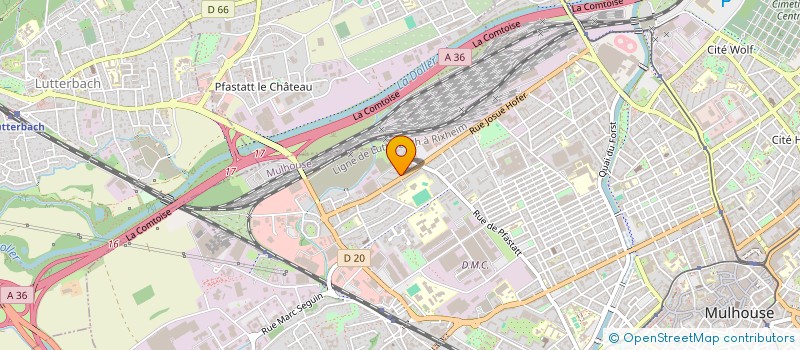 localisation de l'entreprise FIDELE AUTO  MULHOUSE