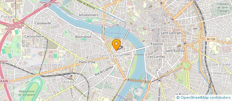 localisation de l'entreprise FIDELE & COMPAGNIE à TOULOUSE